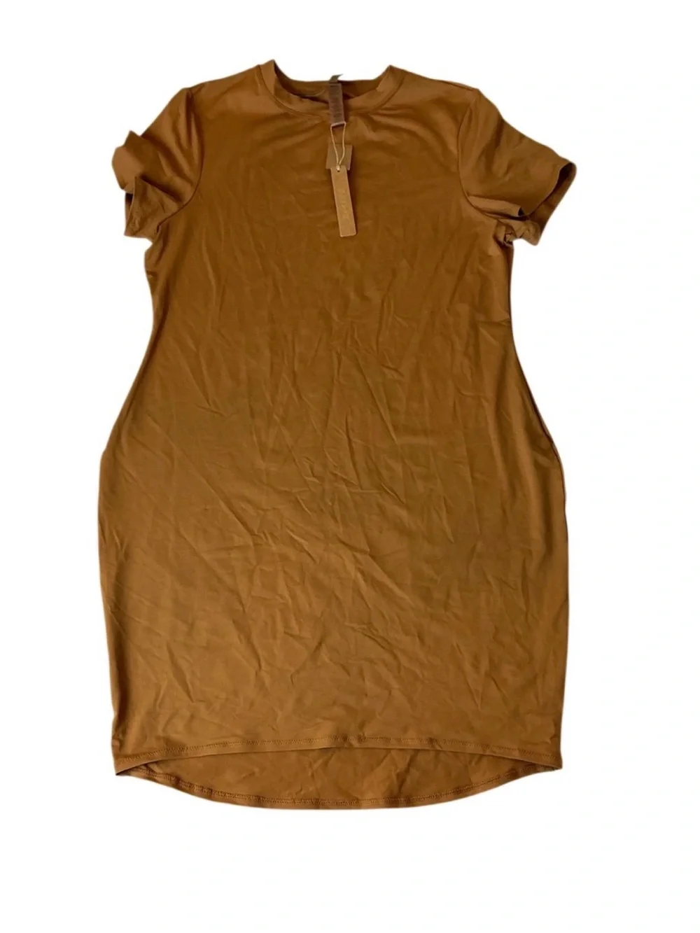 SKIMS Swim Dress Almond 2X Flattering Swimwear (1314)